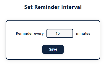 OptiBreak options page screenshot